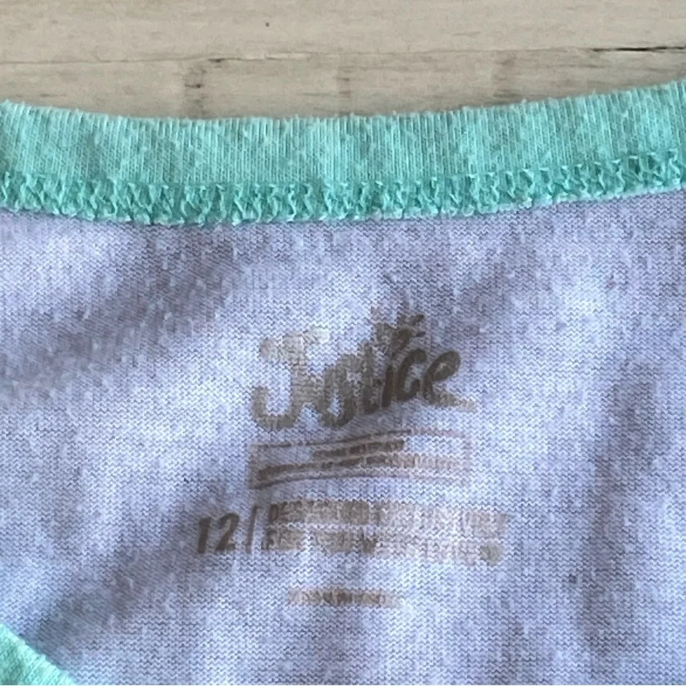 Used 4 Piece Bundle- 3 Justice- 2 Shirts, 1 Leggings- 1 Cat & Jack Belle-Bottoms